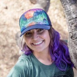 Sunday Afternoon Artist Series Trucker Cap - Range Of Light -Montanic Sale Store Range of lights 3