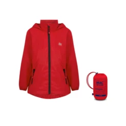 Mac In A Sac Mini Origin 2 Kids Jacket Waterproof Packable Jacket -Montanic Sale Store Red5