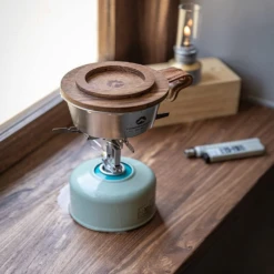 Campingmoon Wood Cover Heat Insulation Anti Scalding Bowl Pad -Montanic Sale Store S MG5