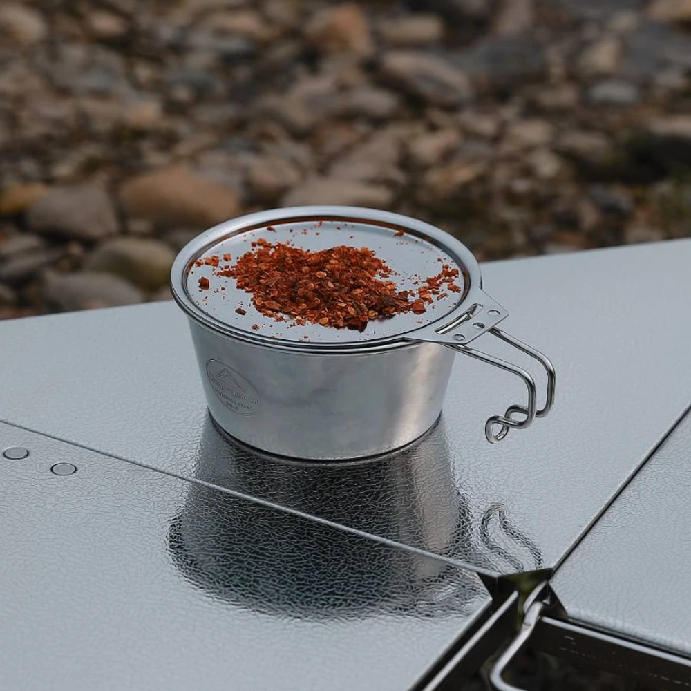 Campingmoon Sierra Cup Stainless Steel Plate Cover 8 Campingmoon Sierra Cup Stainless Steel Plate Cover - Image 8