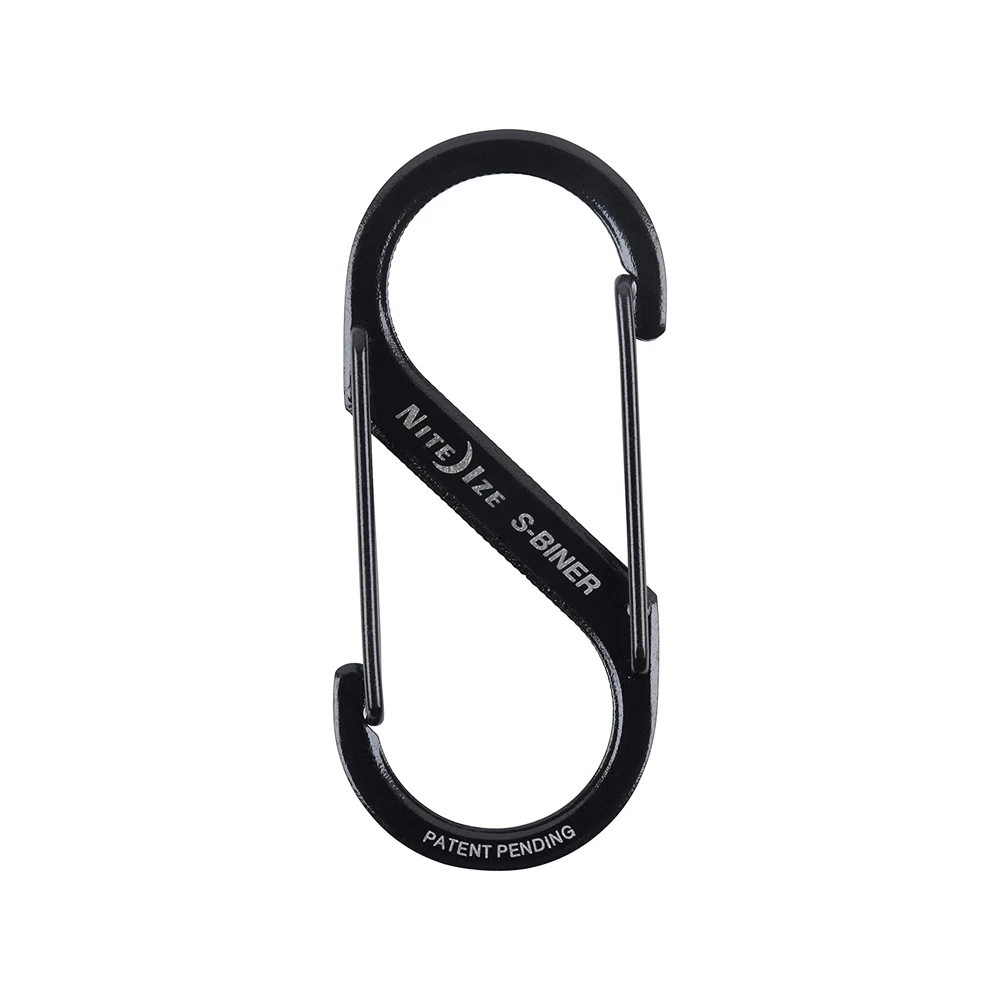 Nite Ize S-Biner® Stainless Steel Dual Carabiner Combo 3 Pack - Black 2 Nite Ize S-Biner® Stainless Steel Dual Carabiner Combo 3 Pack - Black - Image 2