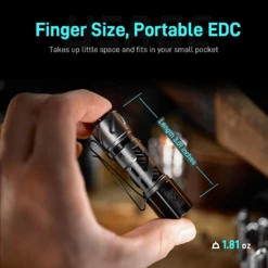 Loop Gear Aluminum Lite EDC 1000 Lumen Flashlight Without Sidelight -Montanic Sale Store SK03ALUMINUMLITE 4