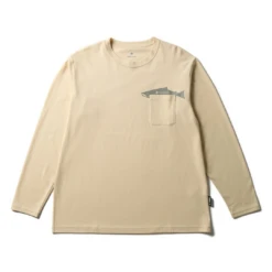 Snow Peak TROUT Pocket Graphic Long Sleeve T-Shirt