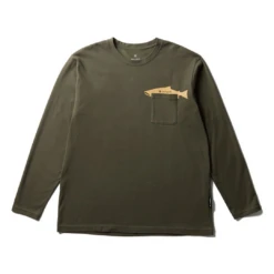Snow Peak TROUT Pocket Graphic Long Sleeve T-Shirt -Montanic Sale Store SPF TS 25SU90702066 1