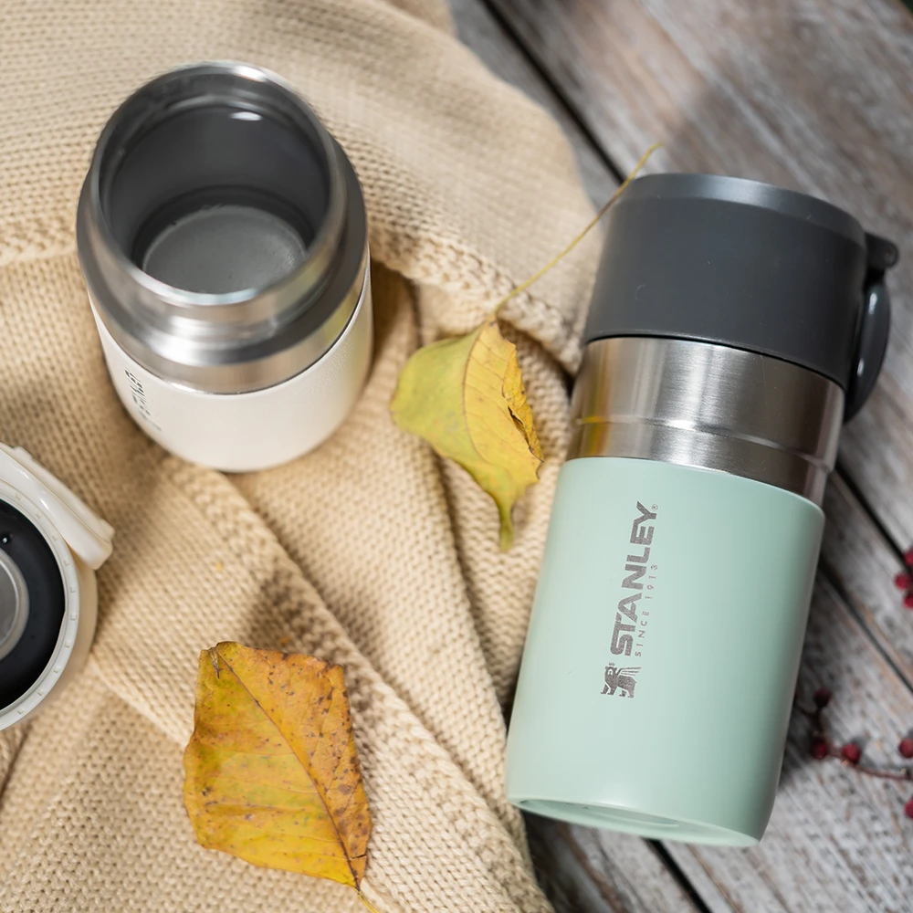 Stanley Go Slim Vacuum Bottle 9.5oz - Cream 6 Stanley Go Slim Vacuum Bottle 9.5oz - Cream - Image 6