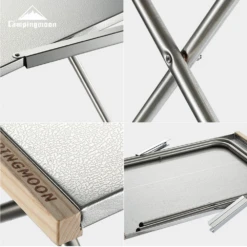 Campingmoon Bonfire Foldable Table 24 Campingmoon Bonfire Foldable Table -Montanic Sale Store T 380 1T 5