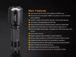Fenix TK25 LED Flashlight IR Version BLACK -Montanic Sale Store TK25IR 15 E 48009.1491574554