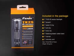 Fenix TK25 LED Flashlight IR Version BLACK -Montanic Sale Store TK25IR 16 E 47064.1491574555