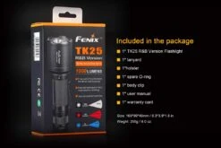 Fenix TK25 LED Flashlight RB Version Black 15 Fenix TK25 LED Flashlight RB Version Black -Montanic Sale Store TK25RB Hunting Flashlight Included
