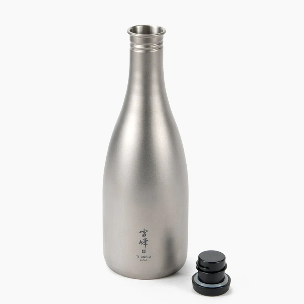 Snow Peak Titanium Sake Bottle 2 Snow Peak Titanium Sake Bottle - Image 2