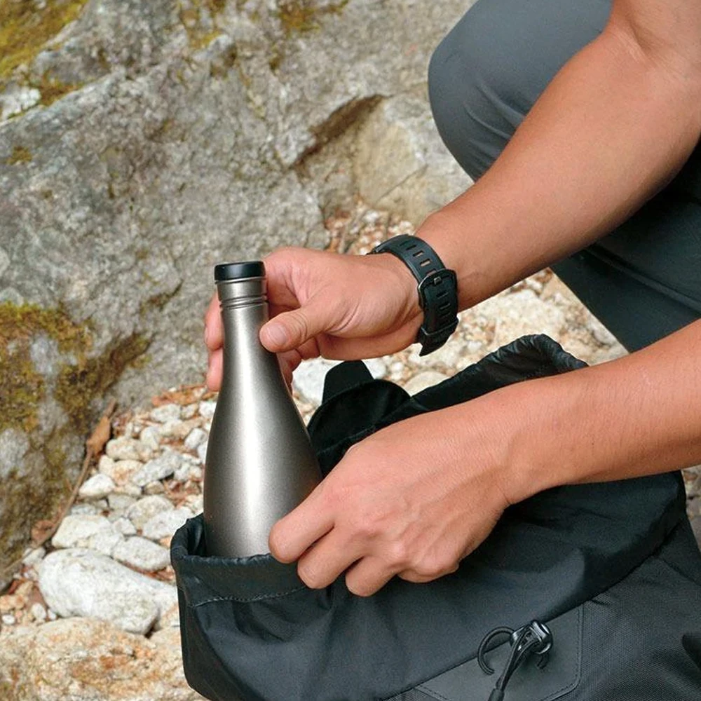 Snow Peak Titanium Sake Bottle 3 Snow Peak Titanium Sake Bottle - Image 3