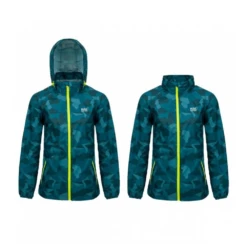 Mac In A Sac Edition - Unisex Waterproof Packable Camo Jacket Windbreaker -Montanic Sale Store Teal Camo 2
