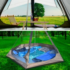 Vidalido Cone Teepee Tent - Black -Montanic Sale Store VIDALIDOCONETEEPEETENTBLACK 4