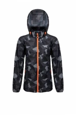 Mac In A Sac Edition - Unisex Waterproof Packable Camo Jacket Windbreaker -Montanic Sale Store black1 4