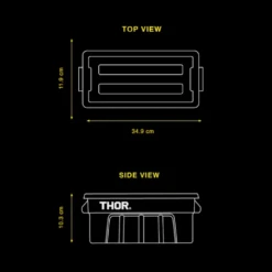 Thor Liter Mini Tote Box 2.5L -Montanic Sale Store dimension 2.5L