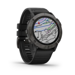 Garmin Fenix 6X GPS Watch - Sapphire Carbon Gray -Montanic Sale Store fenix6X Sapphire HR 1003