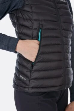 Rab Microlight Vest Women's Black/Seaglass -Montanic Sale Store qda 97 pic04
