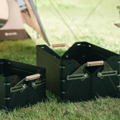 Snow Peak Stacking Shelf Container 50 Black Limited Edition -Montanic Sale Store snowpeak2