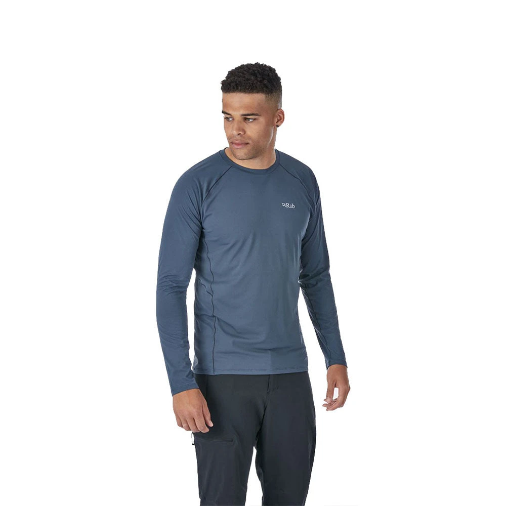 Rab Force LS Tee - Steel 2 Rab Force LS Tee - Steel - Image 2
