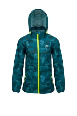 Mac In A Sac Edition - Unisex Waterproof Packable Camo Jacket Windbreaker -Montanic Sale Store teal1