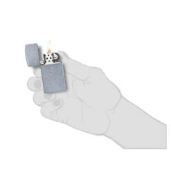 Zippo 1607 Slim® Street Chrome™ - Refillable Windproof Lighter -Montanic Sale Store zippo 1607 4