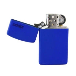 Zippo 1630ZL Slim Royal Blue Matte With Zippo Logo - Refillable Windproof Lighter -Montanic Sale Store zippo 1630 3
