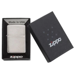 Zippo 200 Classic Brushed Chrome - Refillable Windproof Lighter 6 Zippo 200 Classic Brushed Chrome - Refillable Windproof Lighter -Montanic Sale Store zippo 200 4