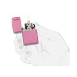 Zippo 238ZL Pink Matte With Zippo Logo - Refillable Windproof Lighter 7 Zippo 238ZL Pink Matte With Zippo Logo - Refillable Windproof Lighter -Montanic Sale Store zippo 238zl 4