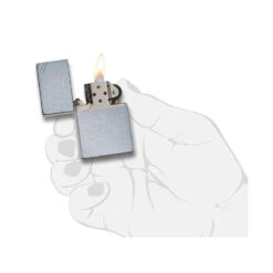 Zippo 267 Street Chrome™ Vintage With Slashes - Refillable Windproof Lighter -Montanic Sale Store zippo eric 6
